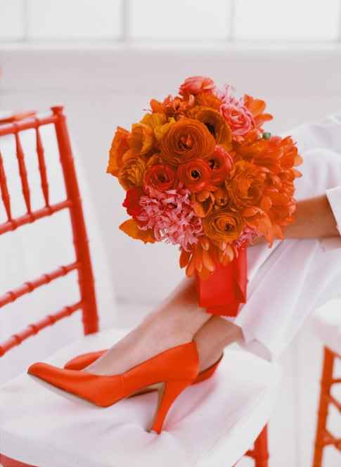 Tavoli matrimonio bianco rosso