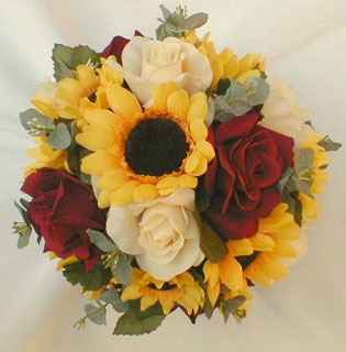 Bouquet sposa girasoli