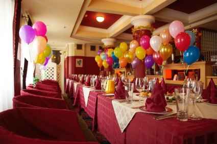 Palloncini per il ricevimento di nozze