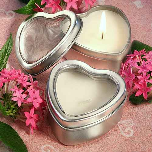 Candele matrimonio a cuore
