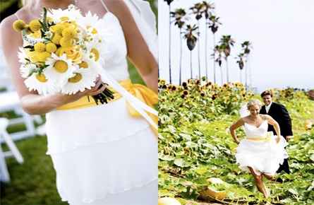 Bouquet matrimonio hippy