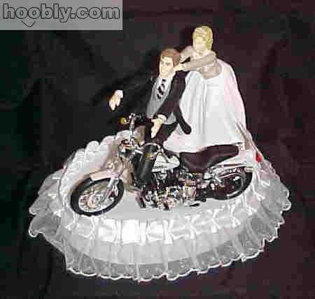 Caketopper nozze Harley Davidson