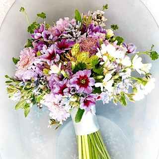 Bouquet matrimonio lilla