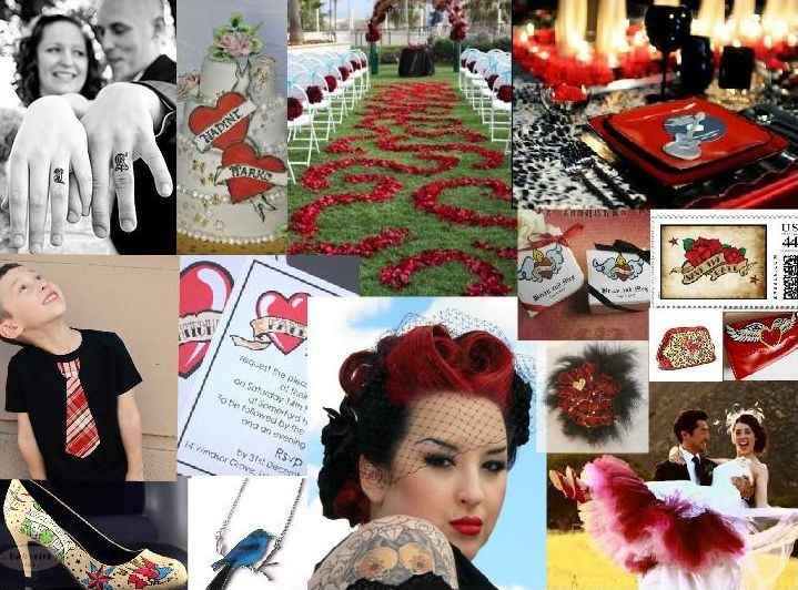 Matrimonio tema tatuaggi
