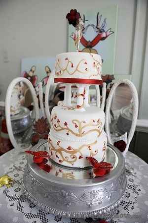 Torta nuziale tema tatuaggi