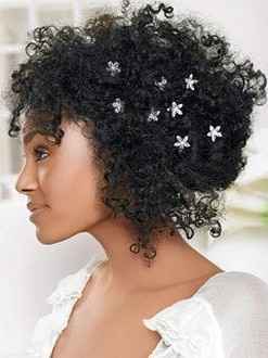 Acconciatura sposa afro