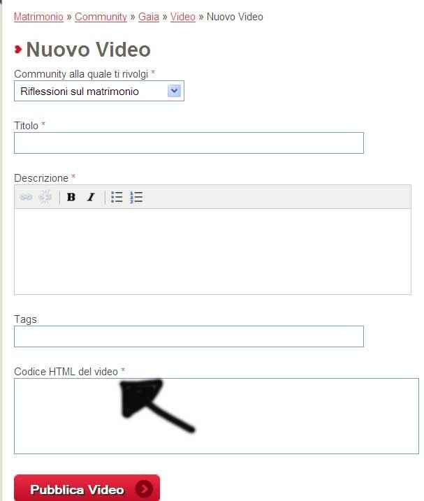 Come caricare i video 3