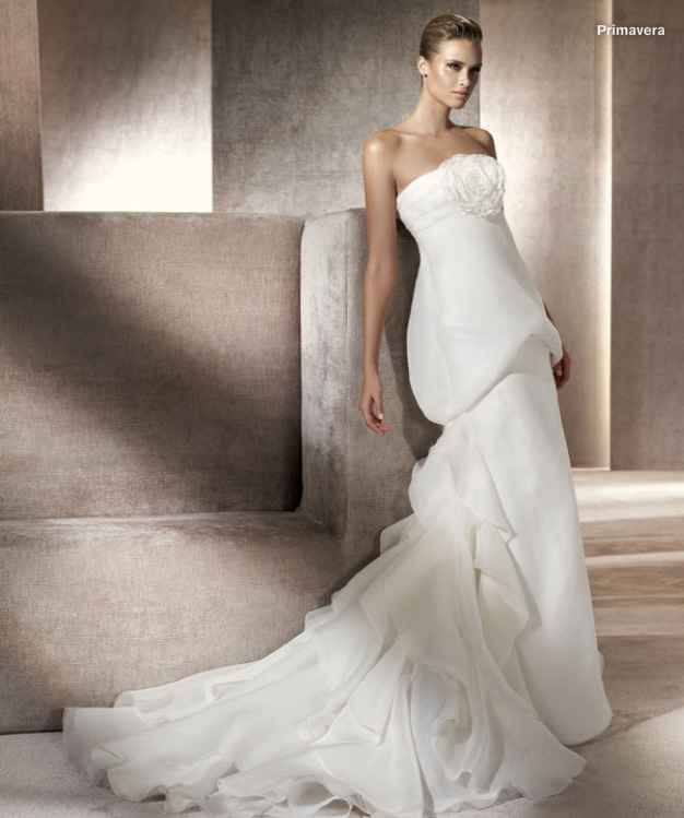 Abiti da sposa Manuel Mota per Pronovias 2012