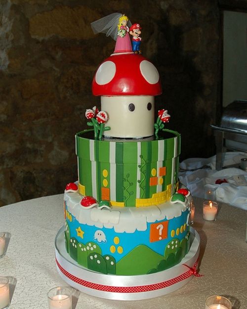 Matrimonio tema videogiochi