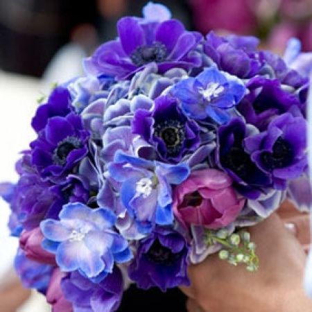 Bouquet sposa blu