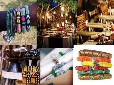 Matrimonio tema Africa