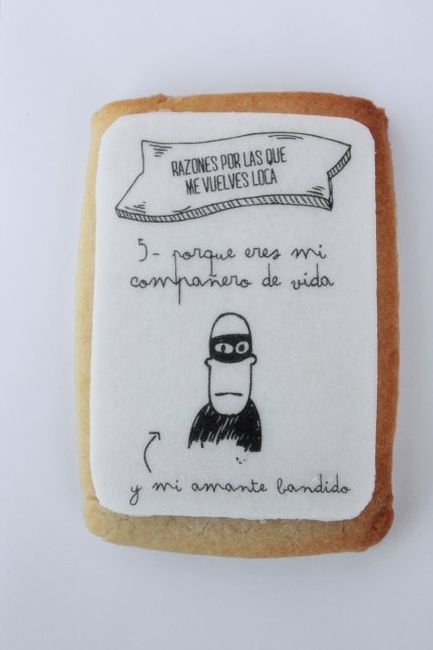 Biscotti amorosi per anniversario di matrimonio