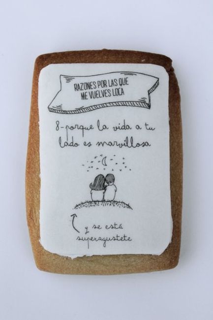 Biscotti amorosi per anniversario di matrimonio