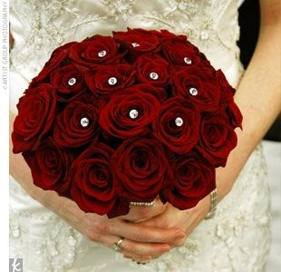 Bouquet da sposa rossi