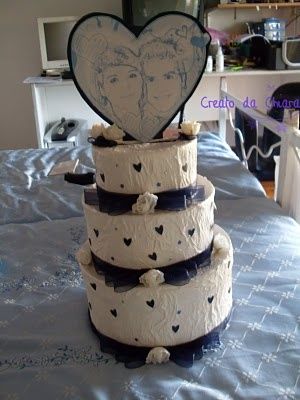 Torta nuziale portabuste matrimonio