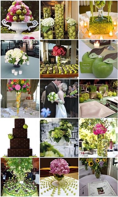 Centrotavola mele per matrimonio