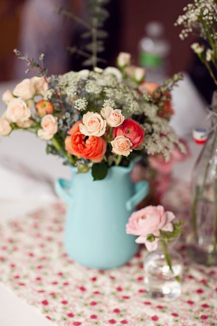 Centrotavola matrimonio shabby chic