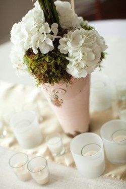 Centrotavola matrimonio shabby chic