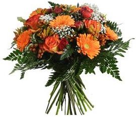 Bouquet sposa arancione