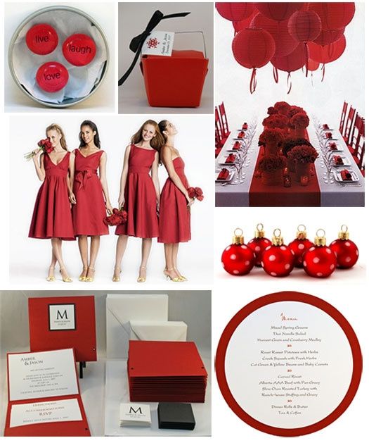 Nozze bianco rosso