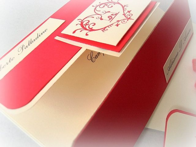 Partecipazioni matrimonio rosse