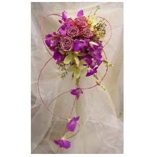 Bouquet da sposa con orchidee