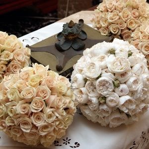 Bouquet da sposa con dalie