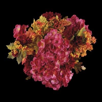 bouquet sposa ortensie e bacche