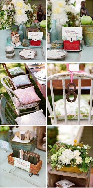 Decorazioni Matrimonio shabby chic