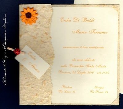 Matrimonio girasole