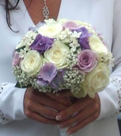 Bouquet matrimonio lilla
