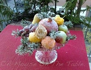 Centrotavola matrimonio con frutta