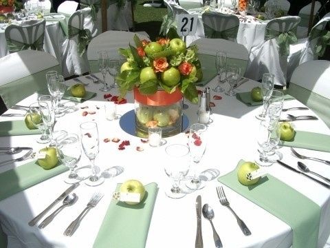 Allestimento verde matrimonio 