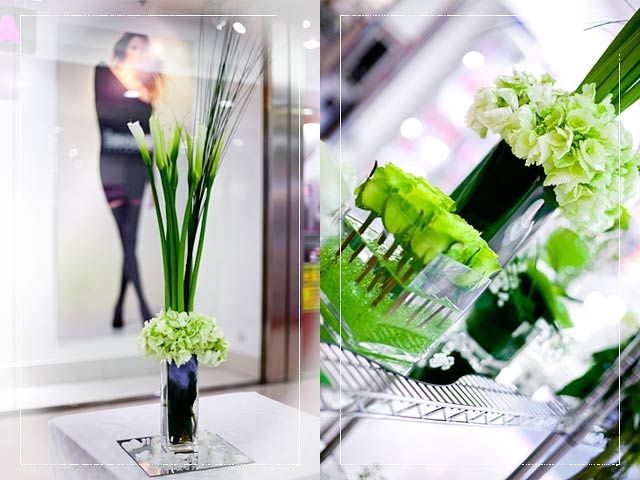 Allestimento verde matrimonio 