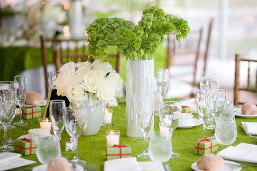 Allestimento verde matrimonio 