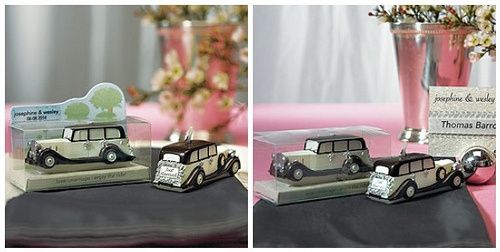 Segnaposto matrimonio auto d'epoca