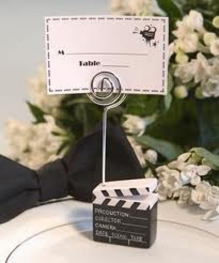 Segnaposto matrimonio tema cinema