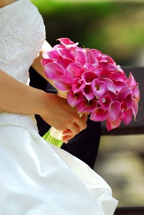 Bouquet sposa calle rosa