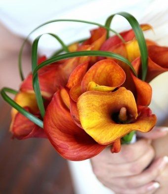 Bouquet sposa calle arancioni