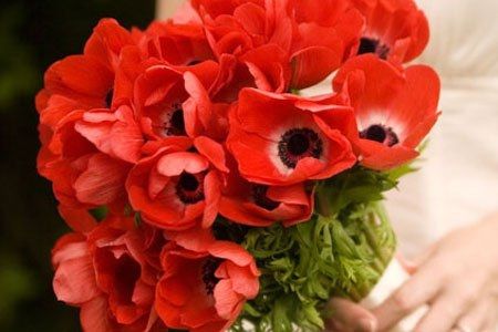 Bouquet sposa rosso