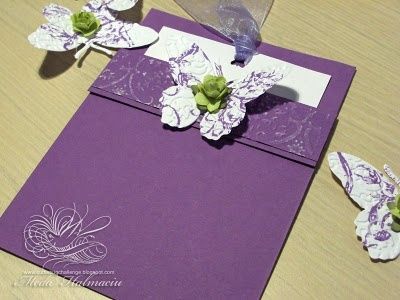 Partecipazioni matrimonio farfalle