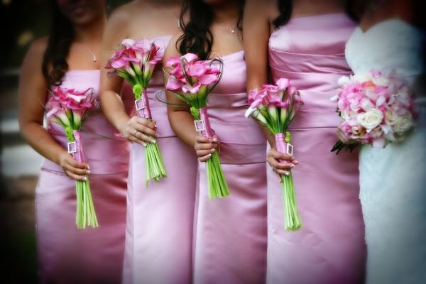 Vestiti damigelle d'onore rosa