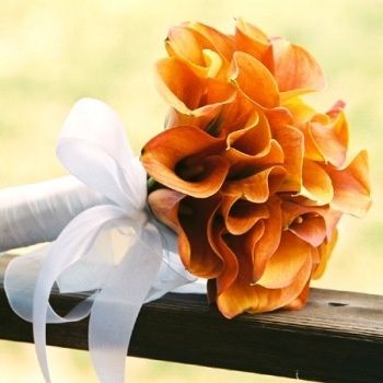 Bouquet sposa calle arancioni