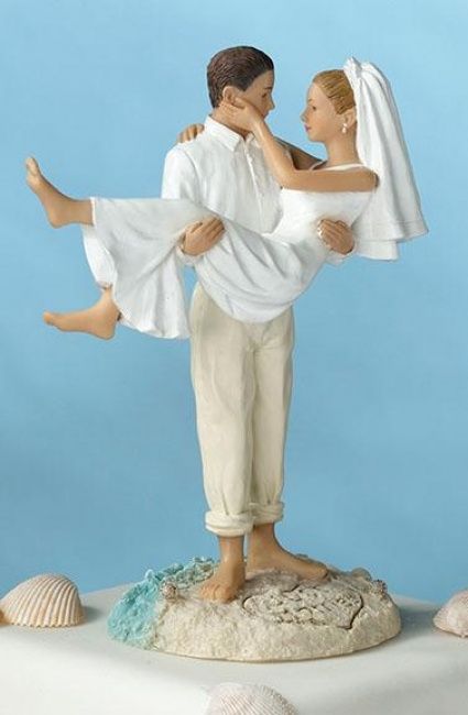 Caketopper matrimonio  tema mare