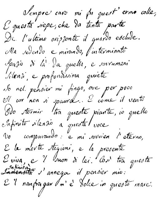 Infinito Leopardi
