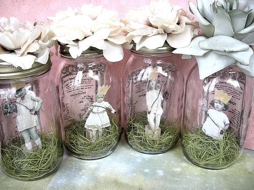 Vaso matrimonio shabby chic