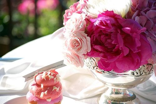 Decorazioni matrimonio bianco rosa