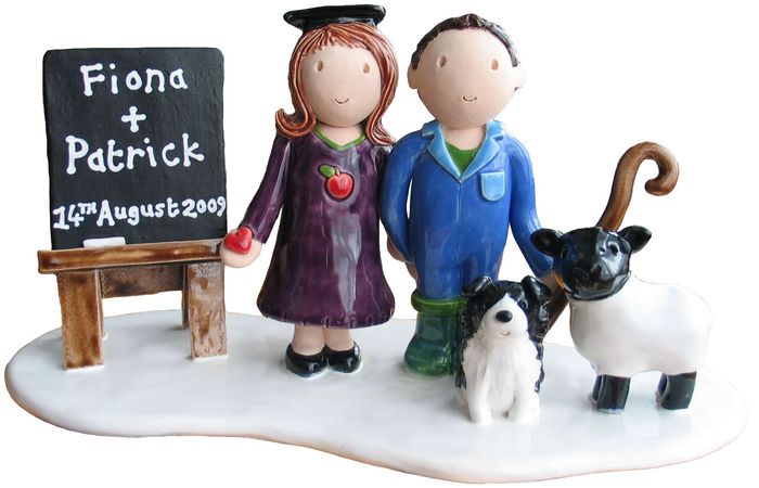 Insegnante cake topper matrimonio