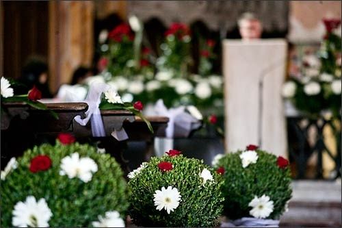 Decorazioni floreali matrimonio margherite