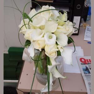 Bouquet sposa tulipani e calle